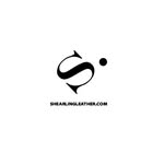 Shearling leather logo